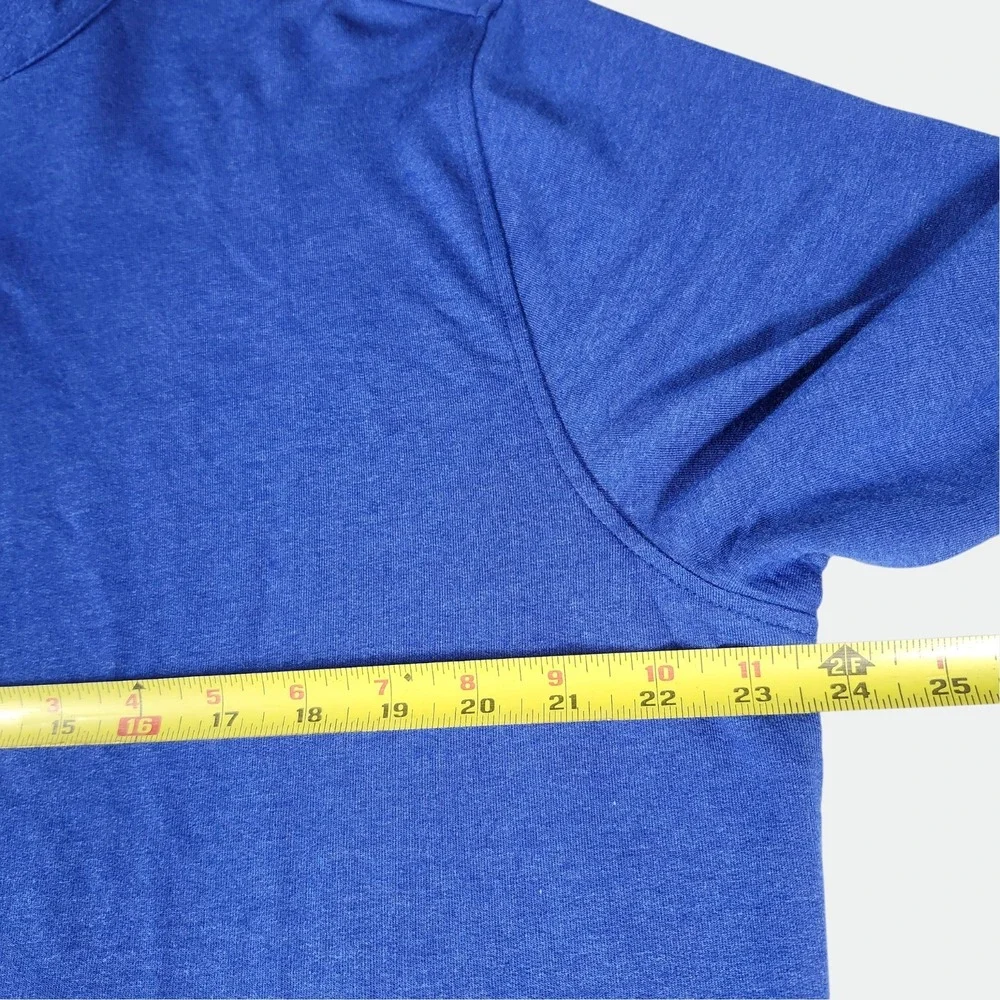 Half Zip Pullover Men's‎ LARGE Blue Cashmere Blend Luxury GolfFull Turn CashTec